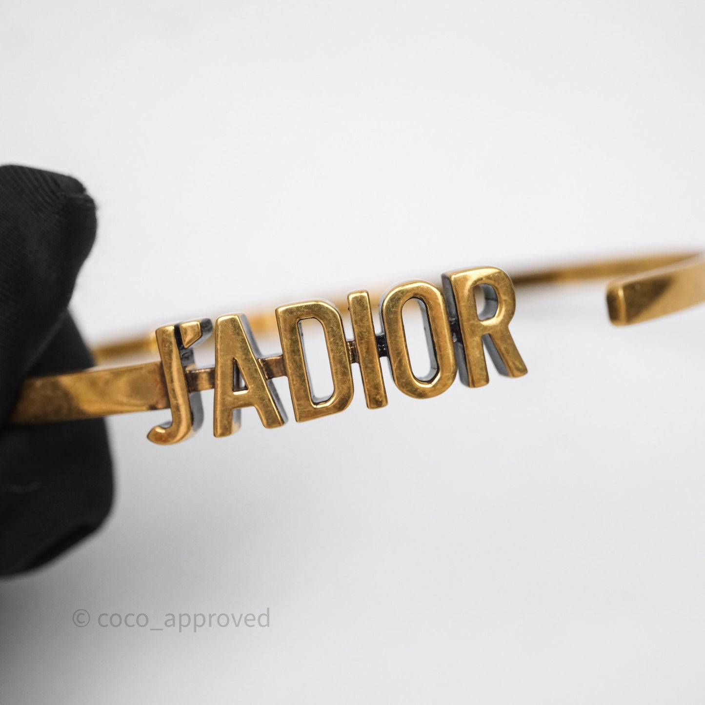 Christian Dior J'adior Choker Gold Tone