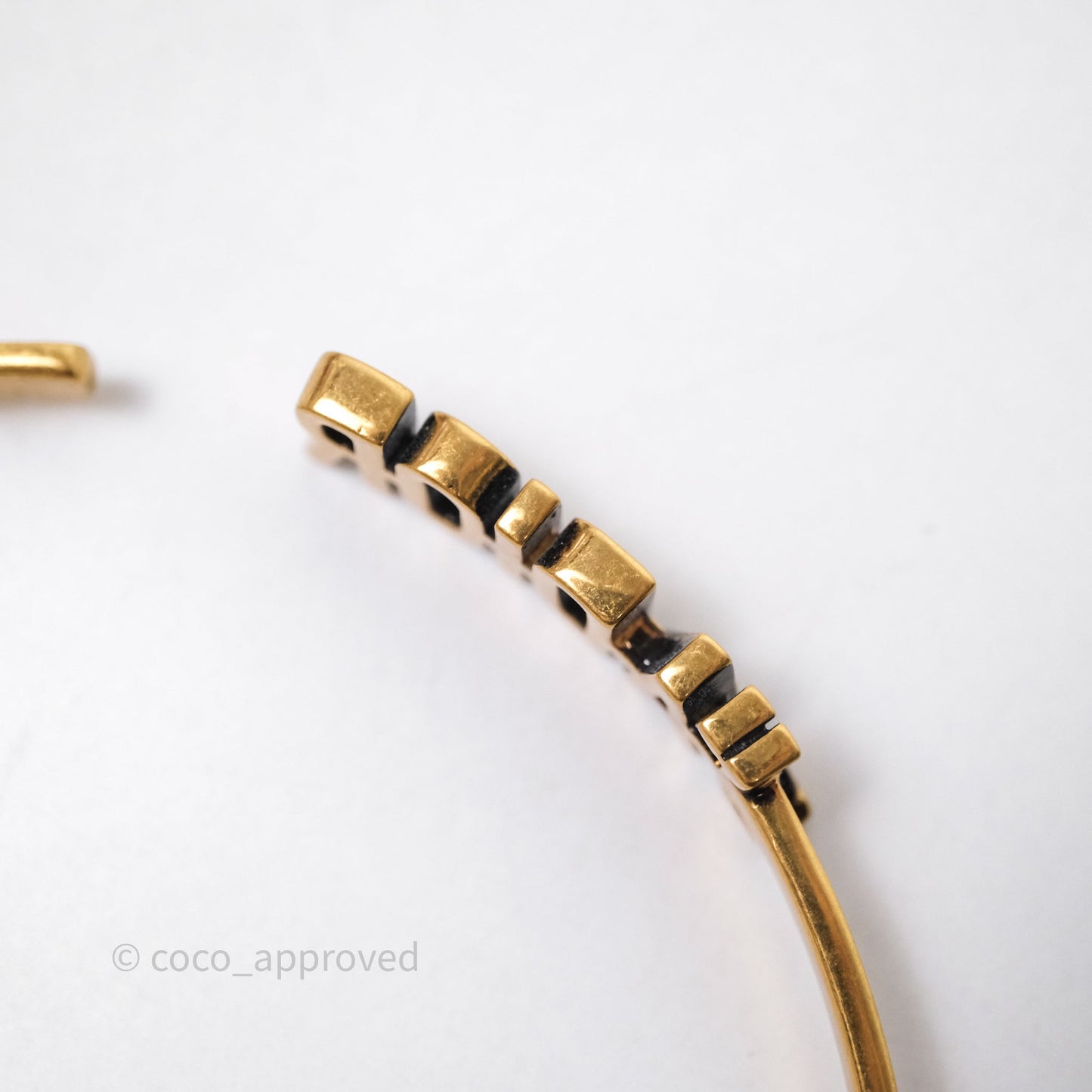 Christian Dior J'adior Choker Gold Tone