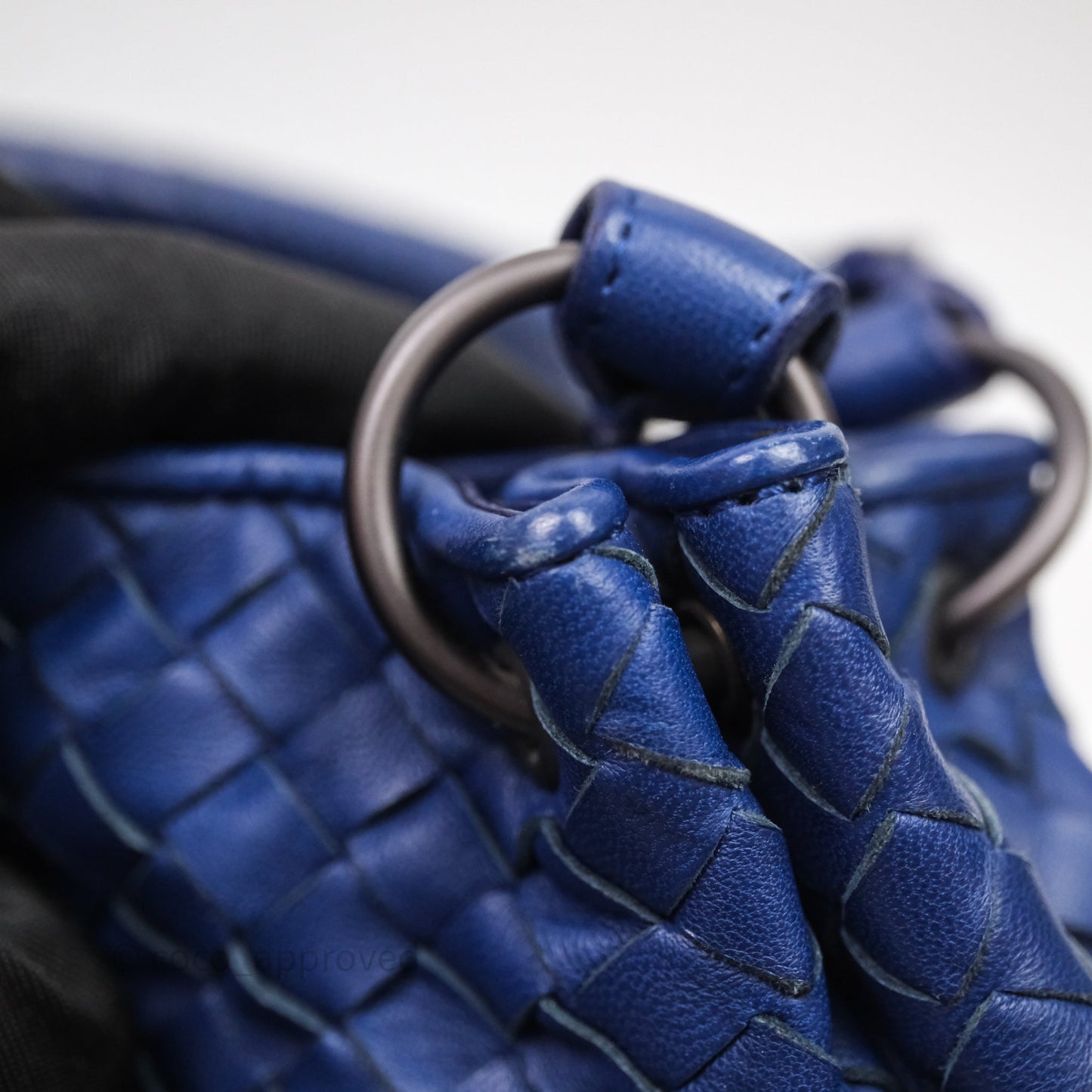Bottega Veneta Intrecciato Tote Bag Blue