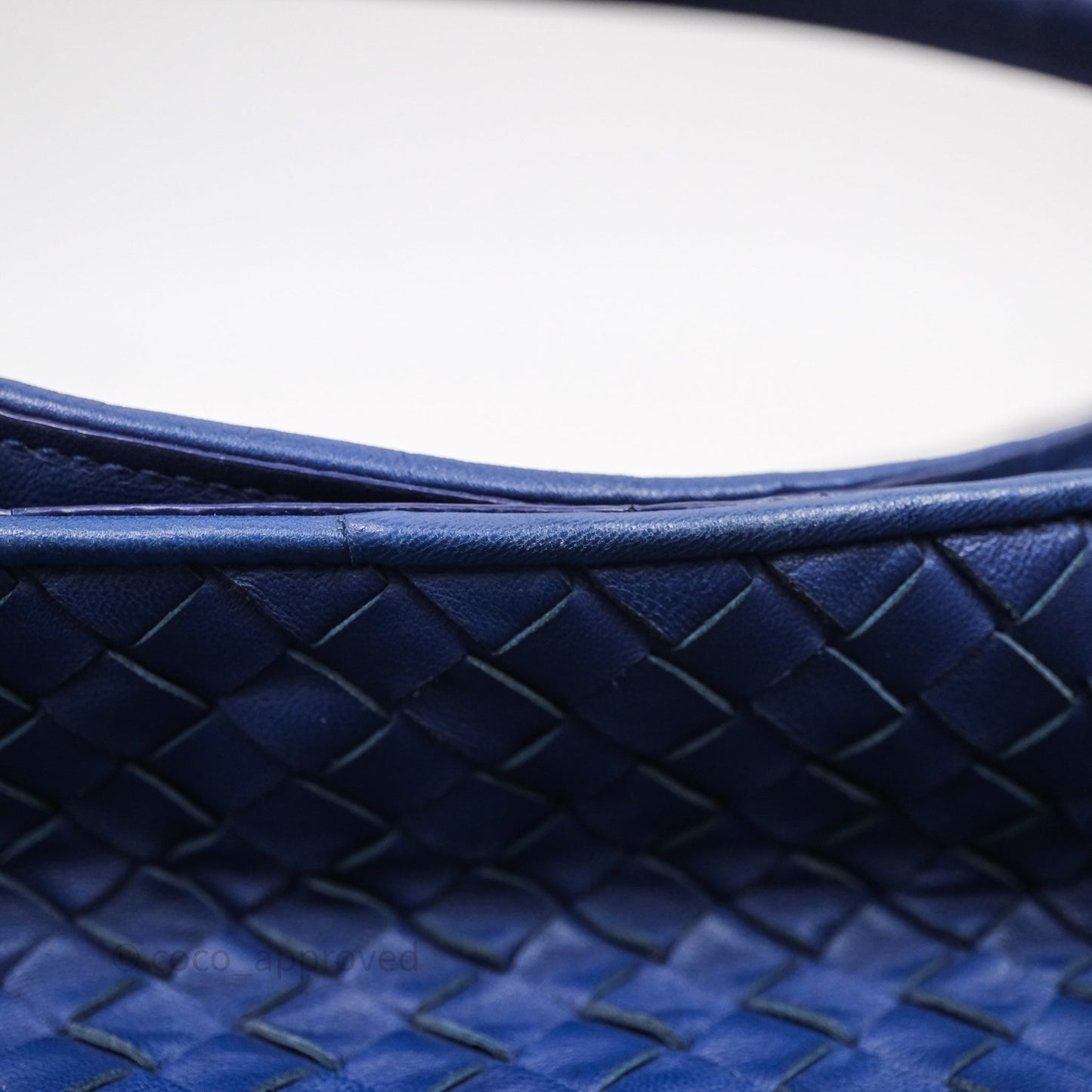 Bottega Veneta Intrecciato Tote Bag Blue