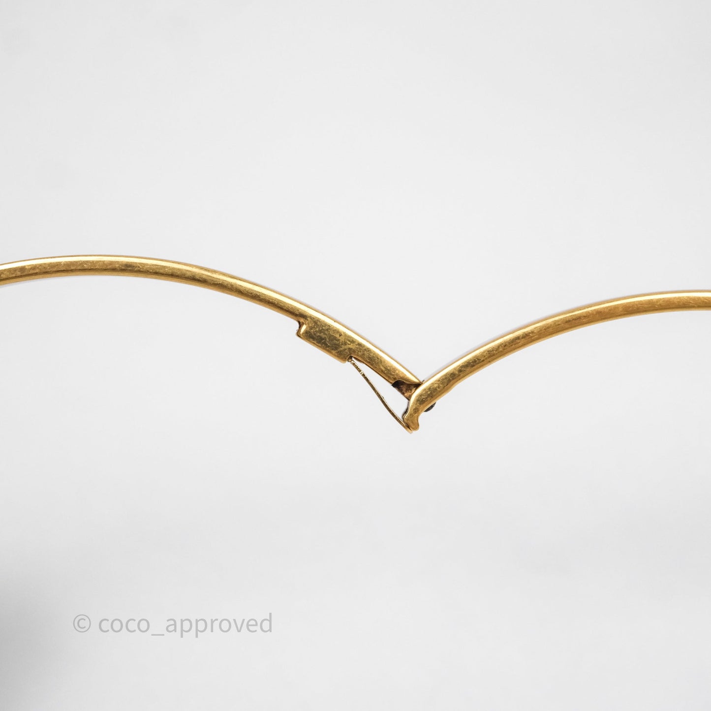 Christian Dior J'adior Choker Gold Tone