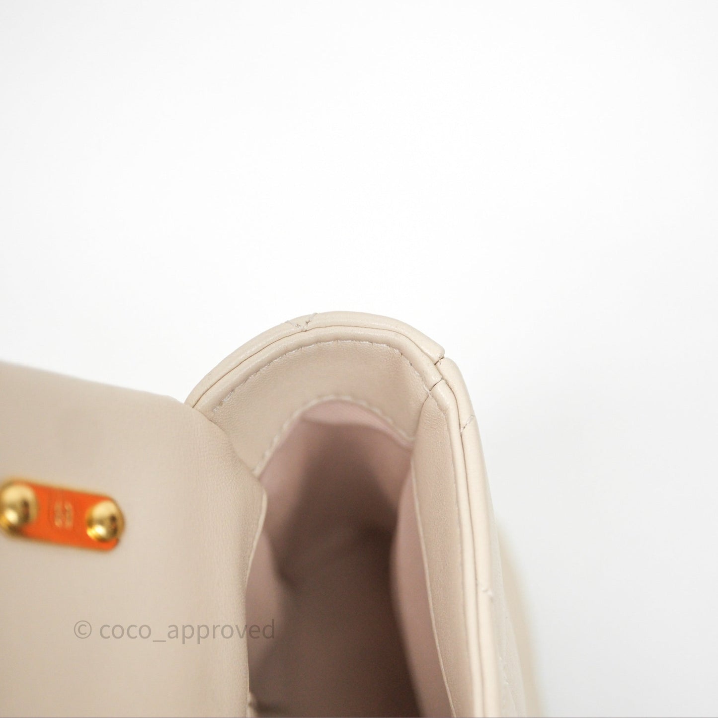 Chanel Funky Town Flap Beige Aged Gold Hardware