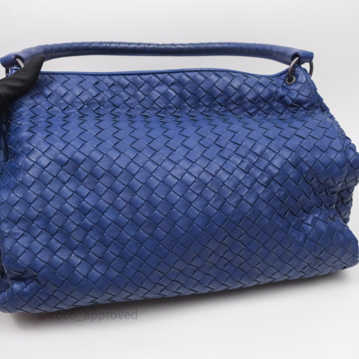 Bottega Veneta Intrecciato Tote Bag Blue