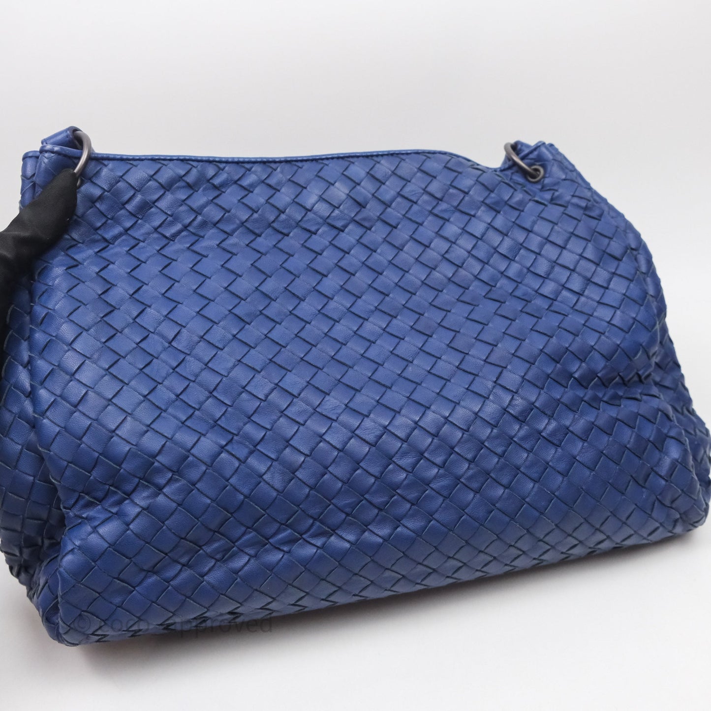 Bottega Veneta Intrecciato Tote Bag Blue