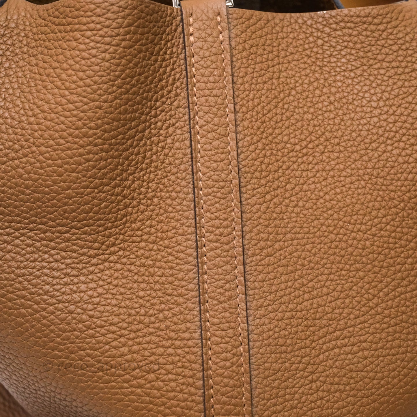 Hermès Picotin Lock 22 Alezan 3G Clemence Palladium Hardware