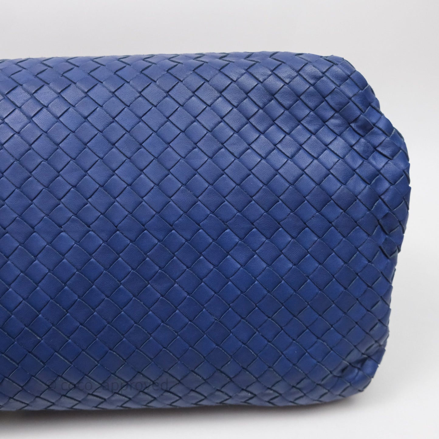 Bottega Veneta Intrecciato Tote Bag Blue
