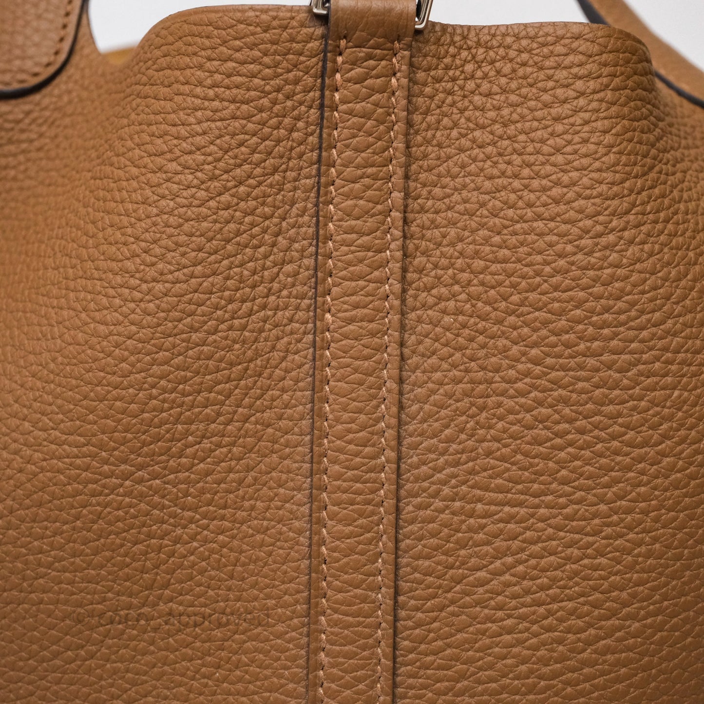 Hermès Picotin Lock 22 Alezan 3G Clemence Palladium Hardware