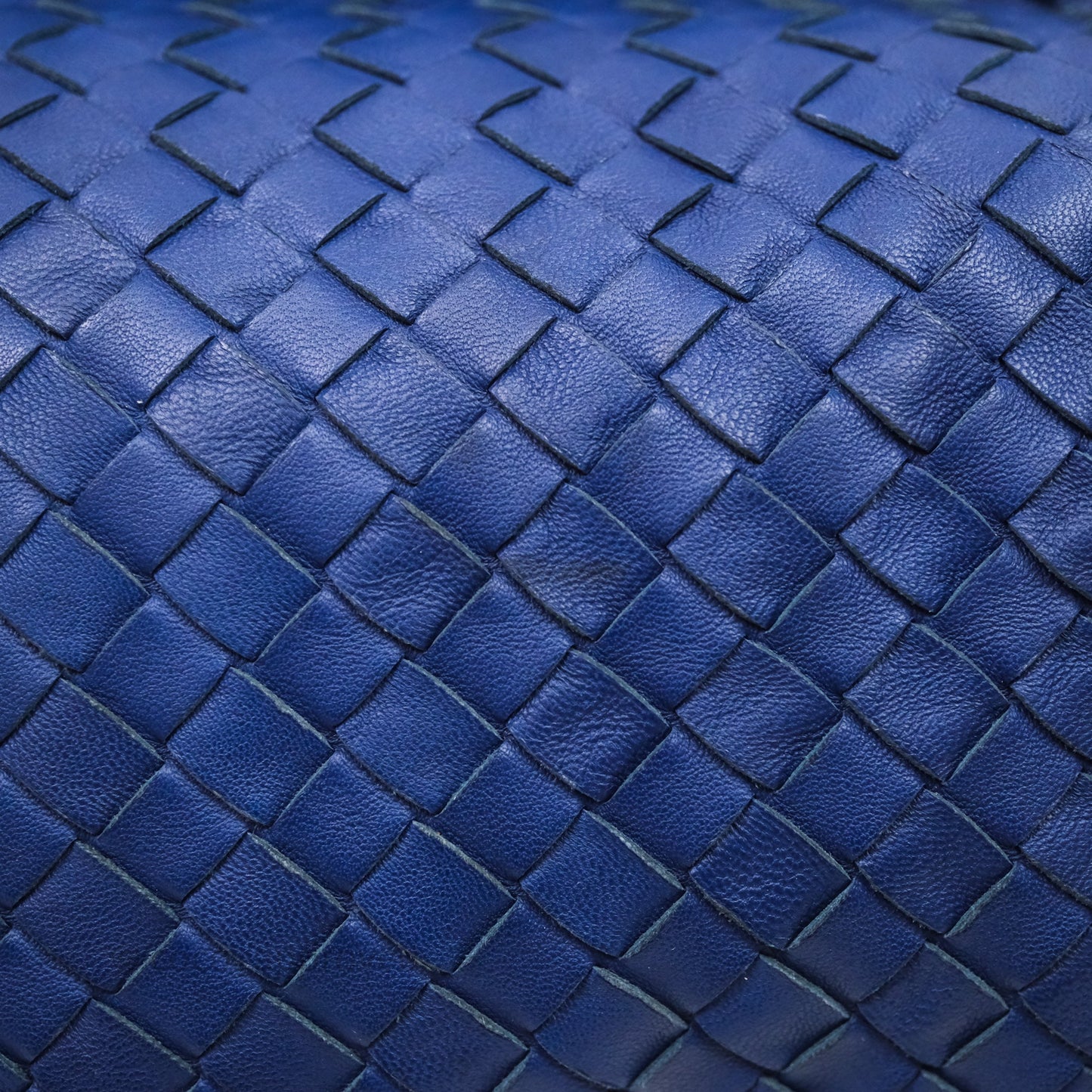 Bottega Veneta Intrecciato Tote Bag Blue