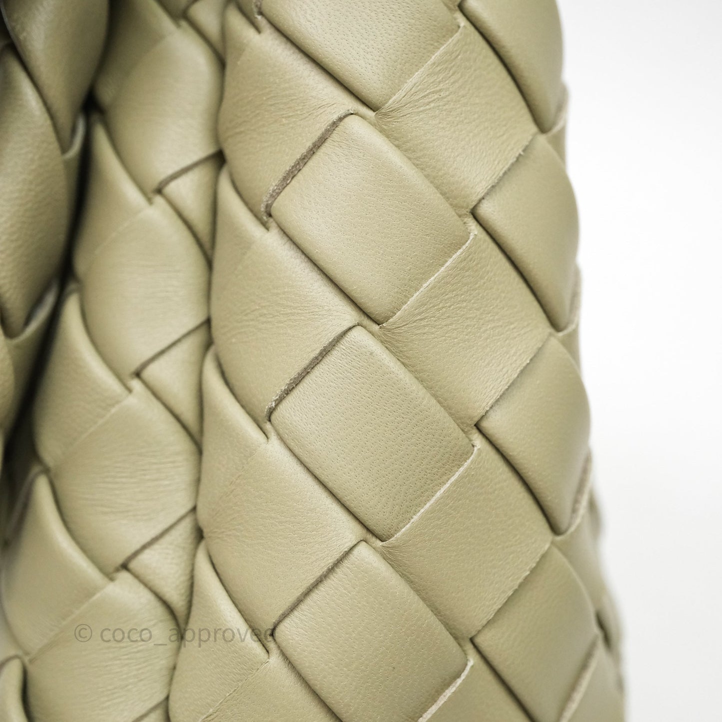Bottega Veneta Mini Vertical Cobble Crossbody Bag Sage