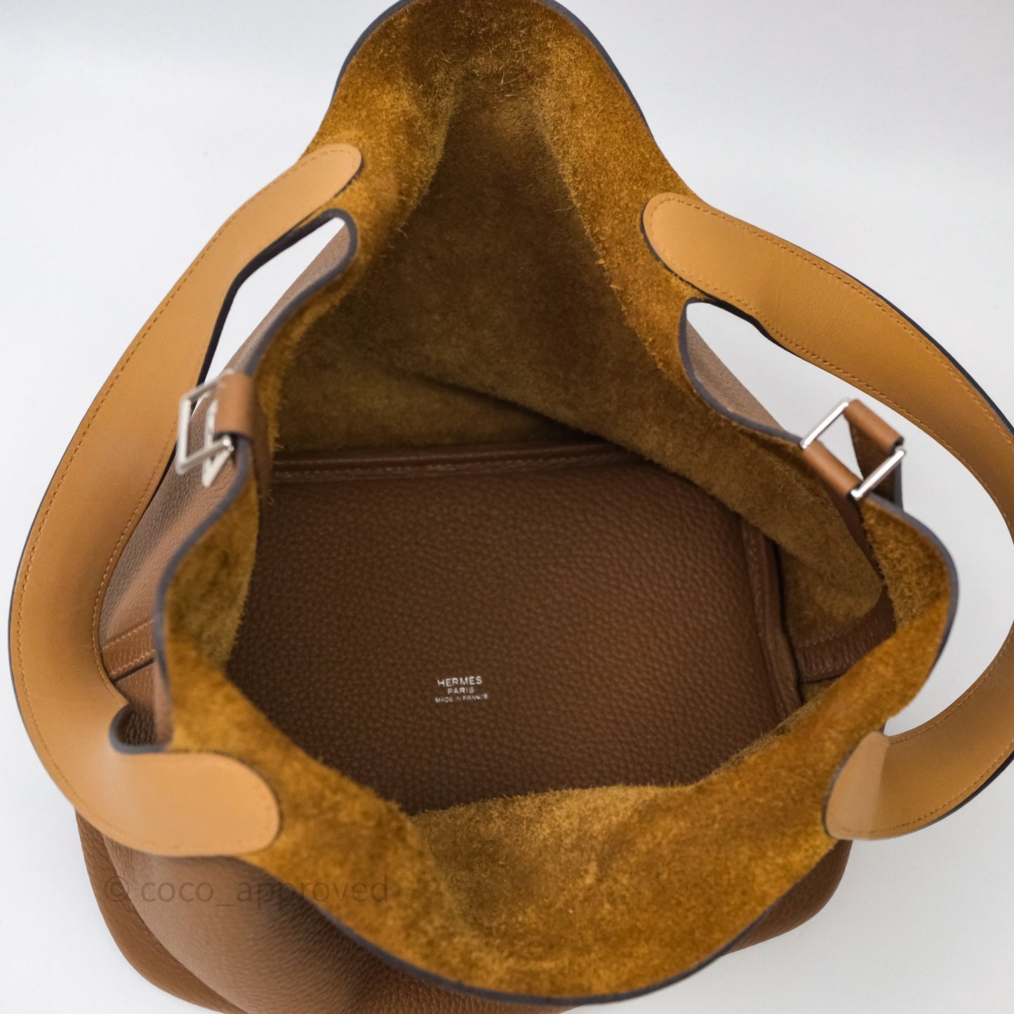 Hermès Picotin Lock 22 Alezan 3G Clemence Palladium Hardware