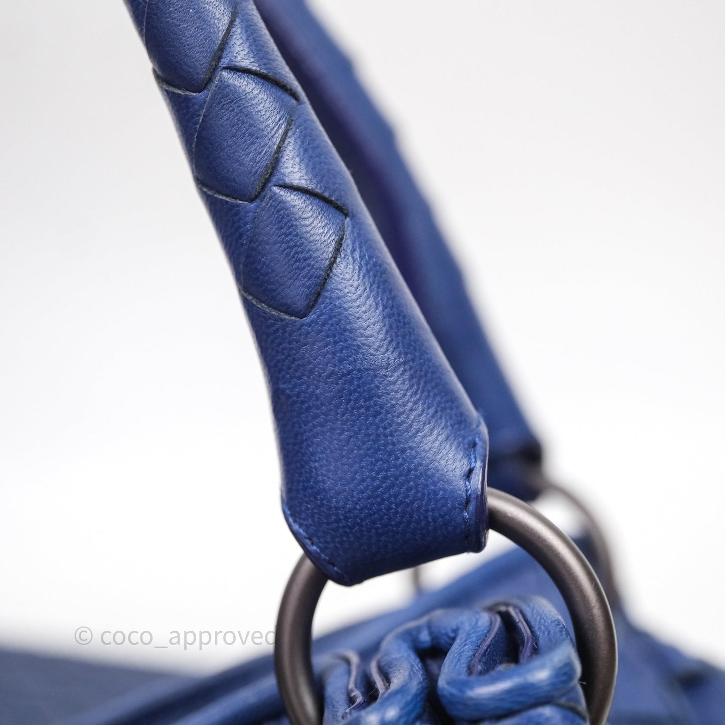 Bottega Veneta Intrecciato Tote Bag Blue