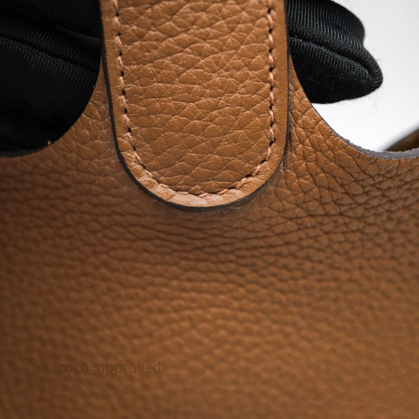 Hermès Picotin Lock 22 Alezan 3G Clemence Palladium Hardware