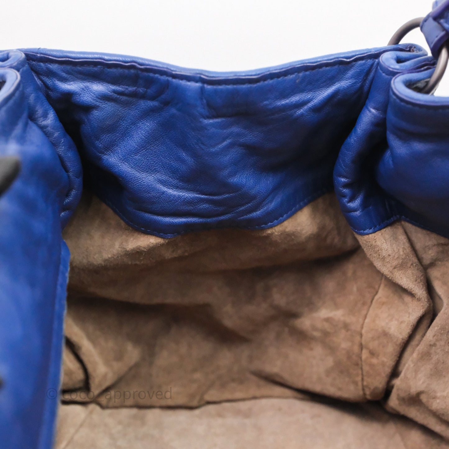 Bottega Veneta Intrecciato Tote Bag Blue