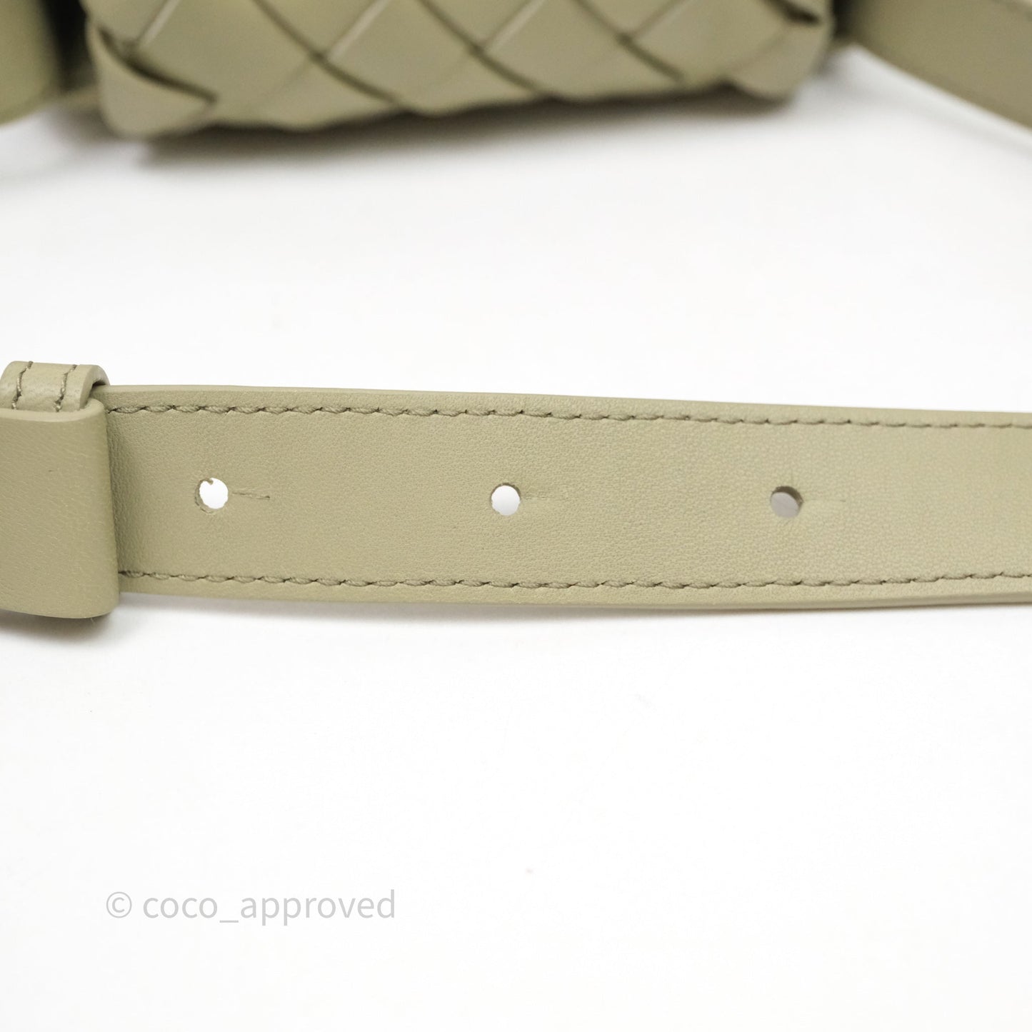 Bottega Veneta Mini Vertical Cobble Crossbody Bag Sage