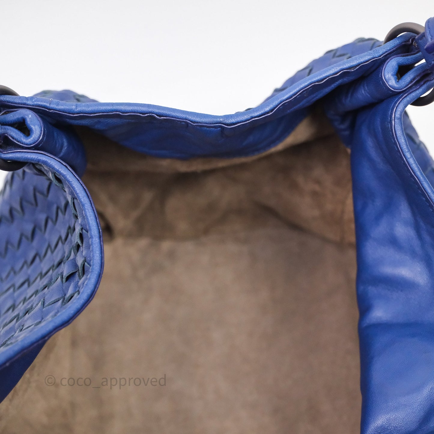 Bottega Veneta Intrecciato Tote Bag Blue