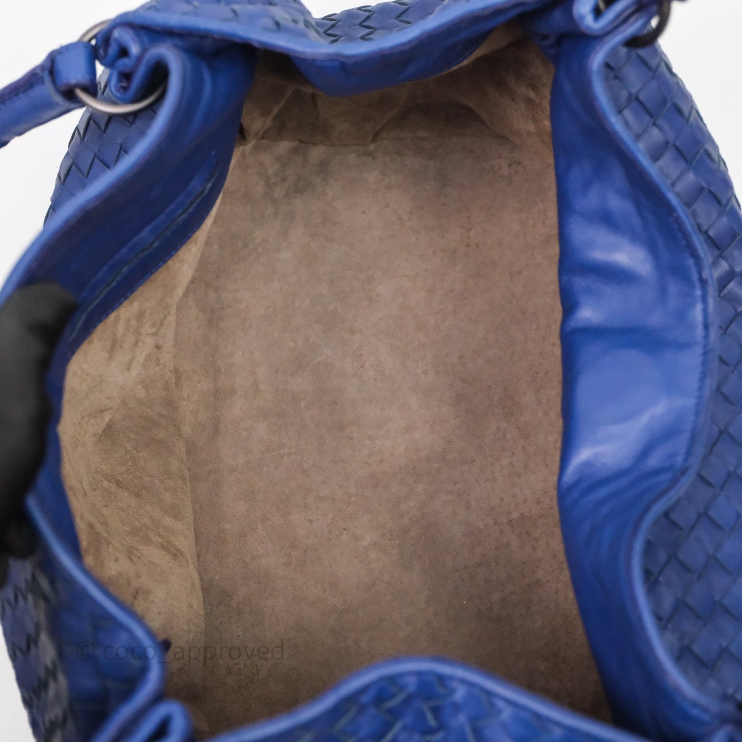 Bottega Veneta Intrecciato Tote Bag Blue