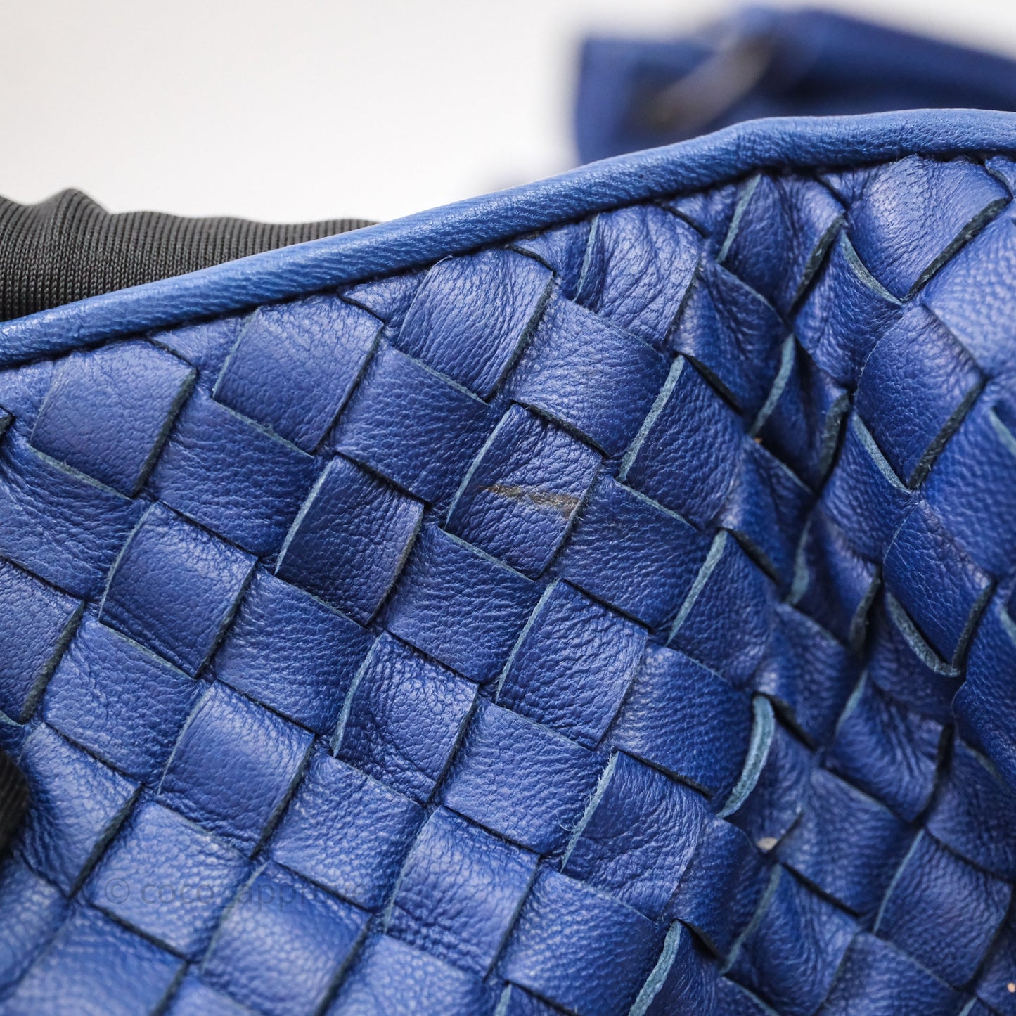 Bottega Veneta Intrecciato Tote Bag Blue