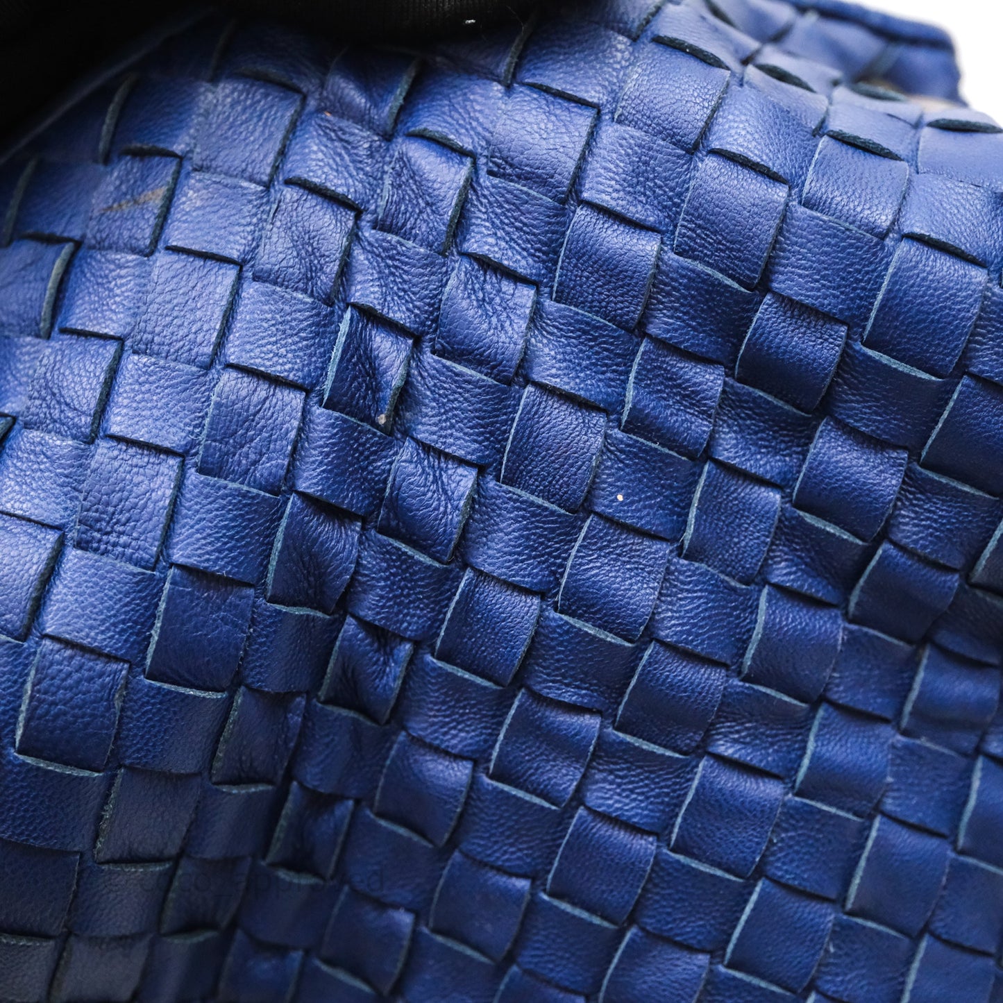 Bottega Veneta Intrecciato Tote Bag Blue