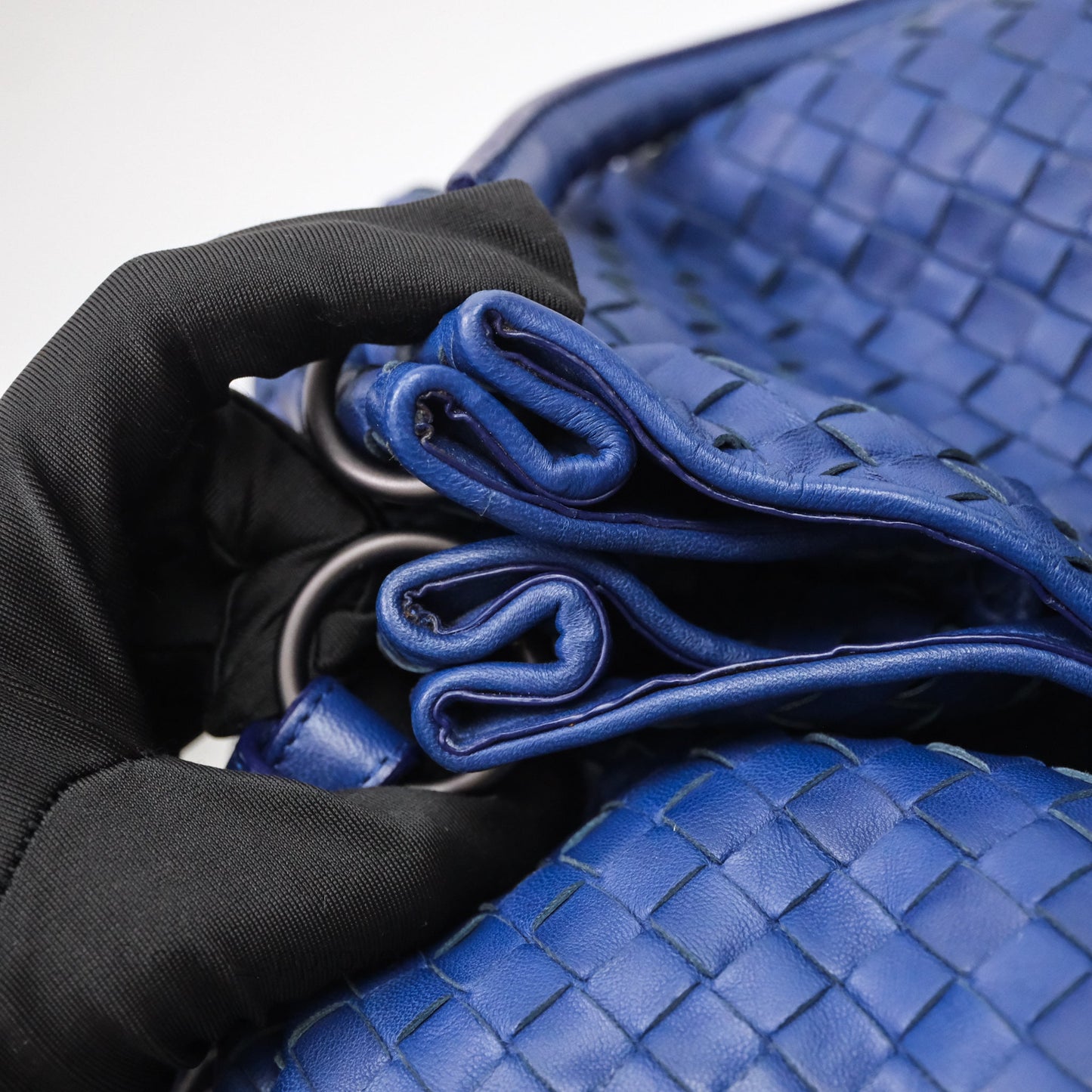 Bottega Veneta Intrecciato Tote Bag Blue
