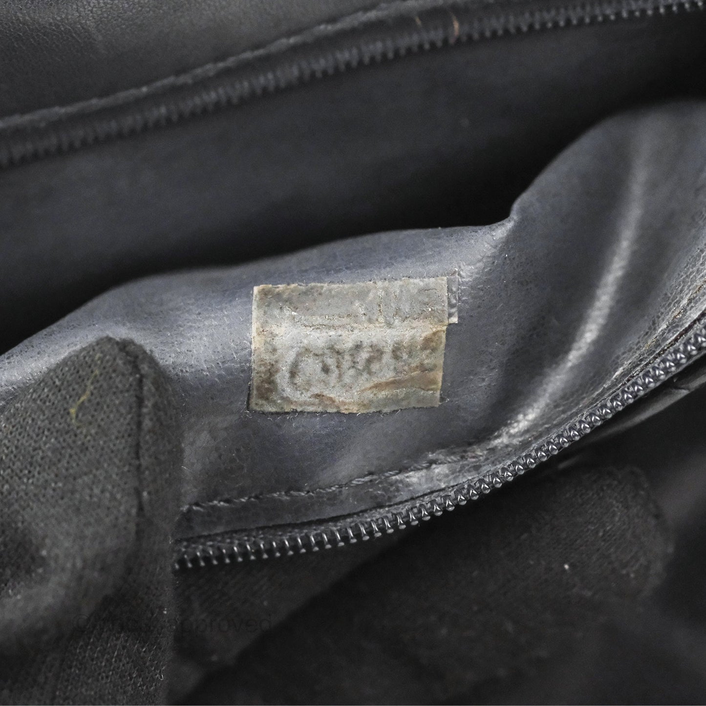 Chanel Vintage Midnight Blue Lambskin Pochette Chain Shoulder Bag