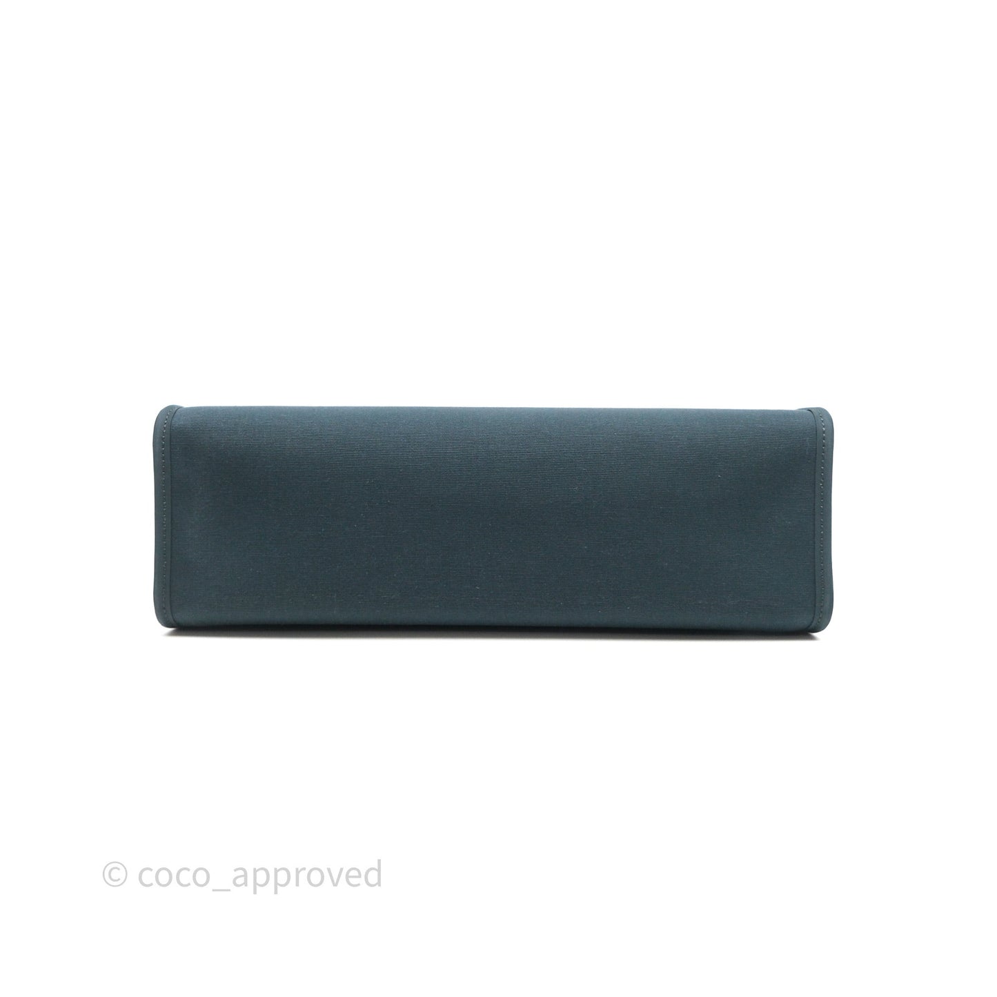Hermes Herbag 31 Vert Cypres 6O/ Bleu Saphir 73 Palladium Hardware