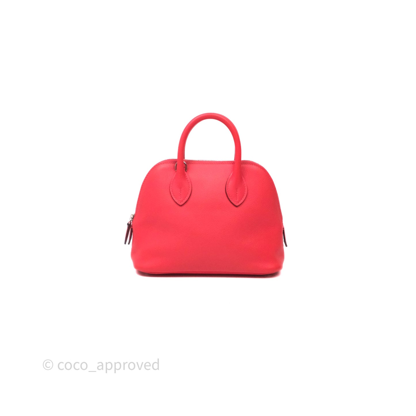 Hermès Bolide Mini 1923 Rose Texas 0E/ Cuivre 6C Evercolor Palladium Hardware