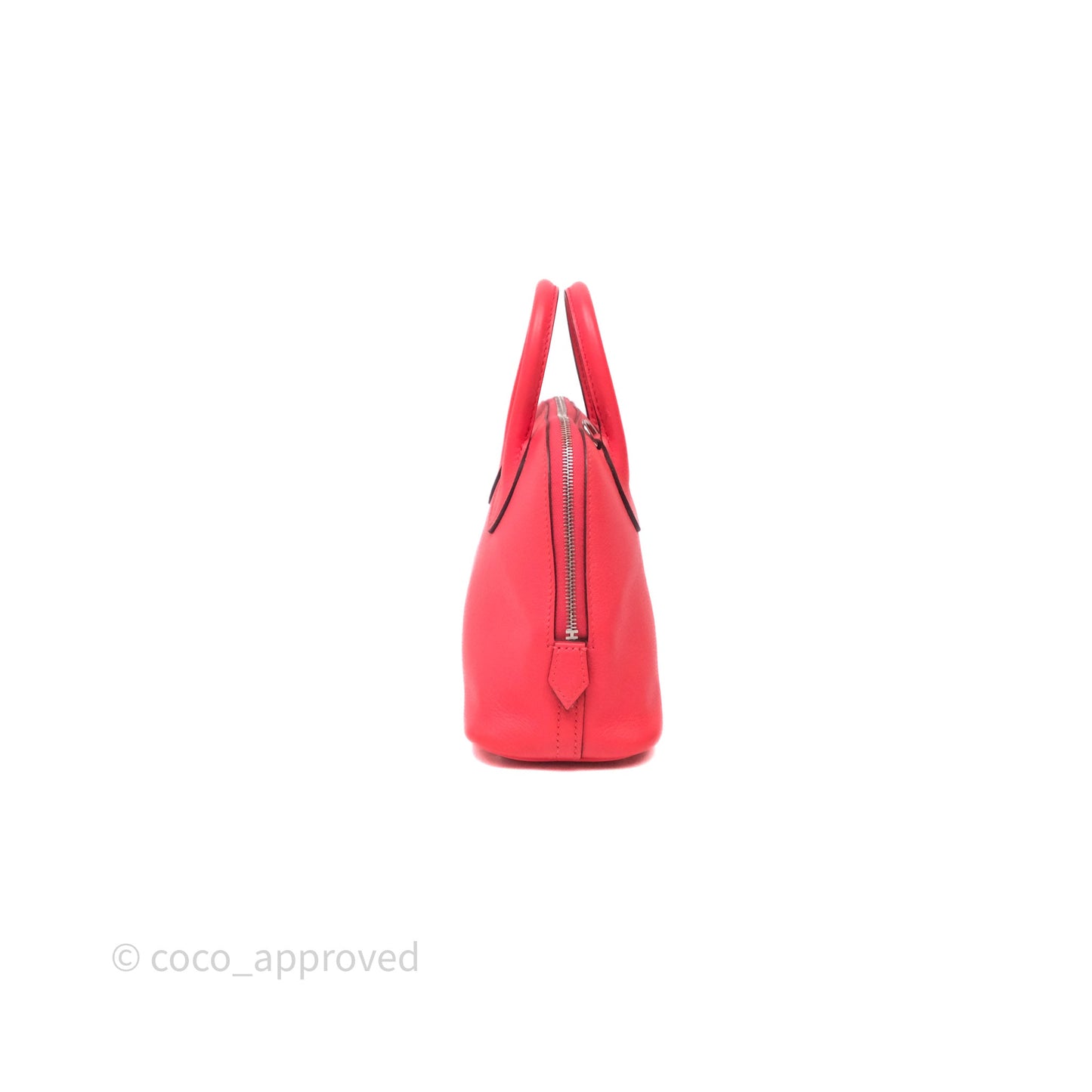 Hermès Bolide Mini 1923 Rose Texas 0E/ Cuivre 6C Evercolor Palladium Hardware