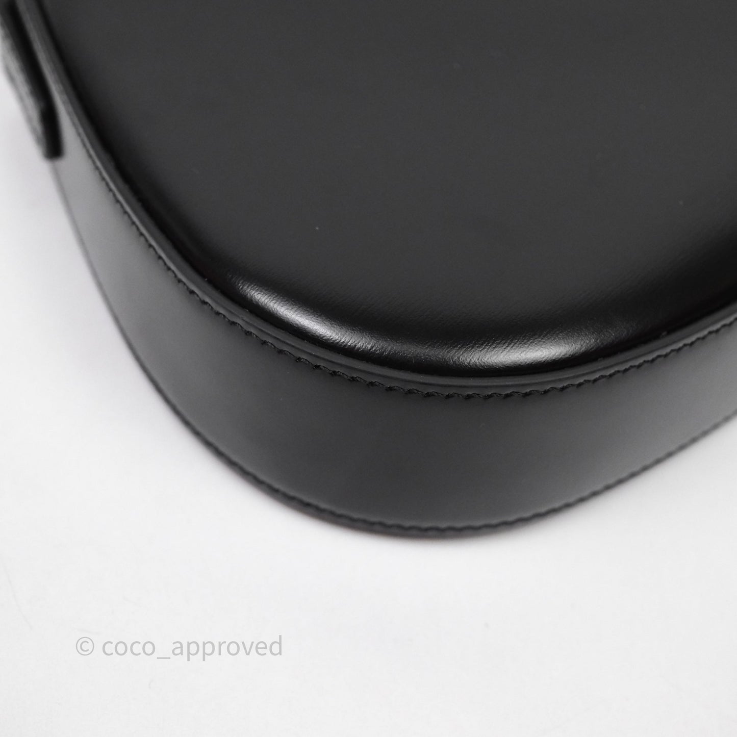 Celine Medium Tilly Bag in Shiny Calfskin Black