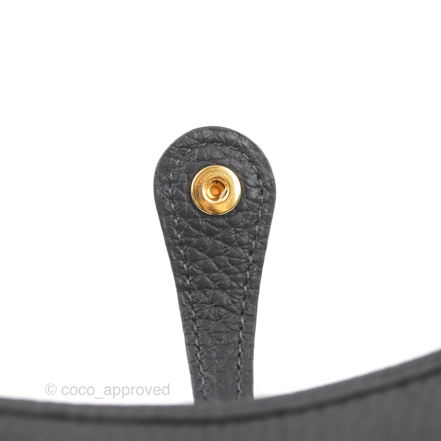 Hermès Mini Evelyne 16 Caban Clemence Gold Hardware