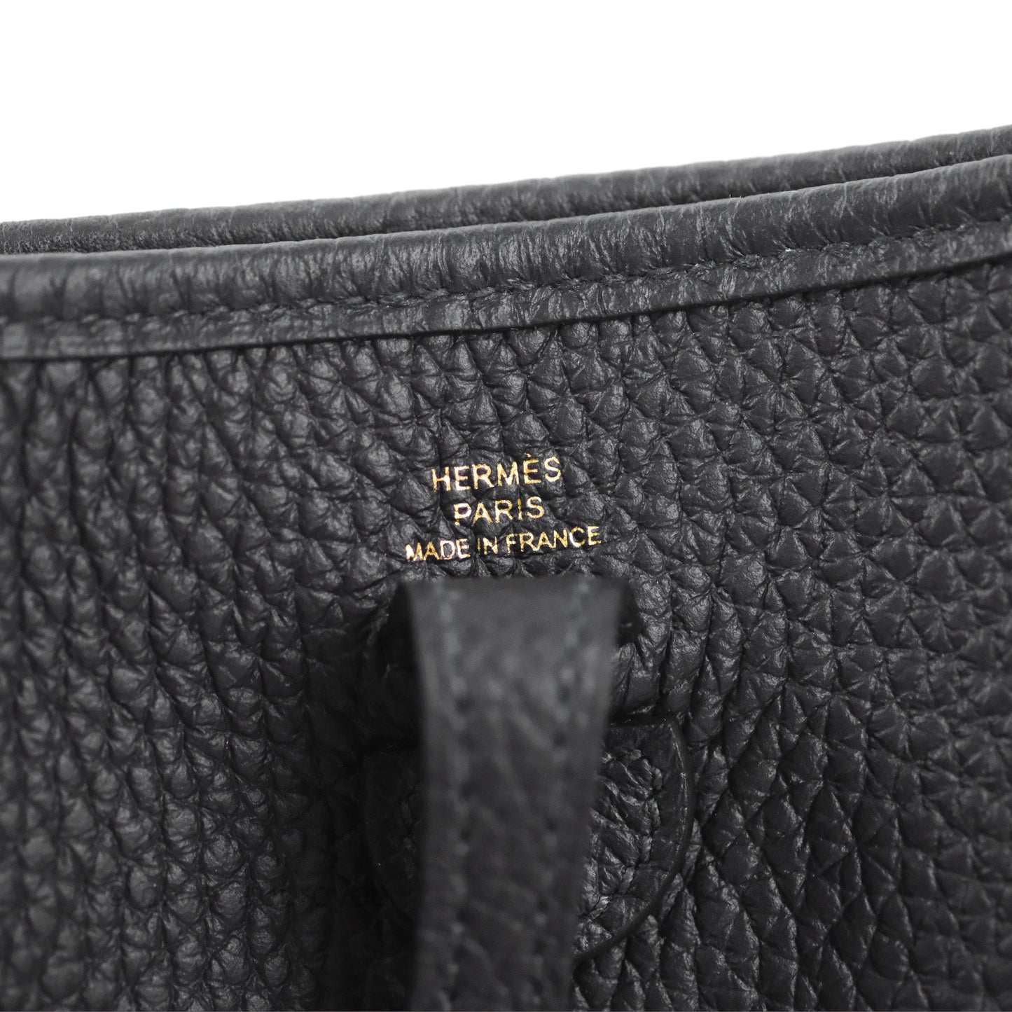 Hermès Mini Evelyne 16 Caban Clemence Gold Hardware