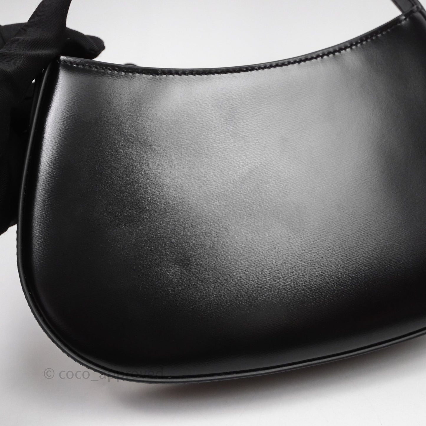 Celine Medium Tilly Bag in Shiny Calfskin Black