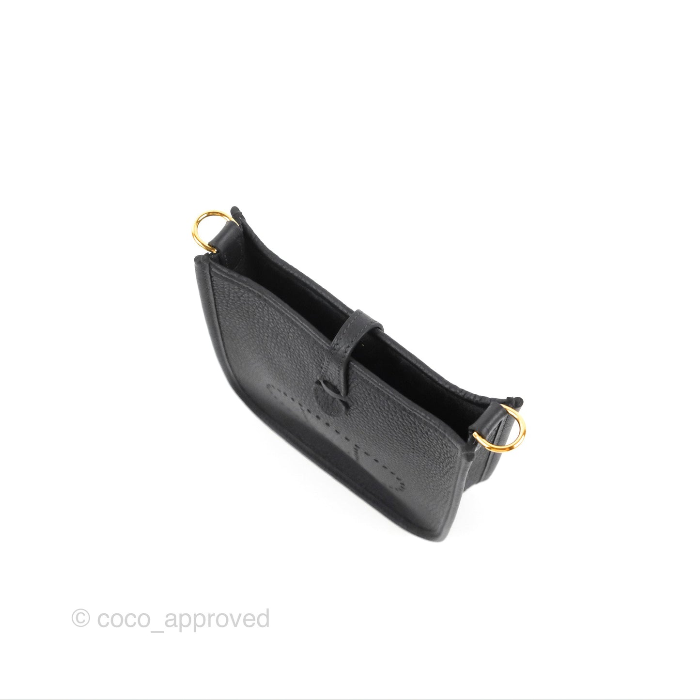 Hermès Mini Evelyne 16 Caban Clemence Gold Hardware