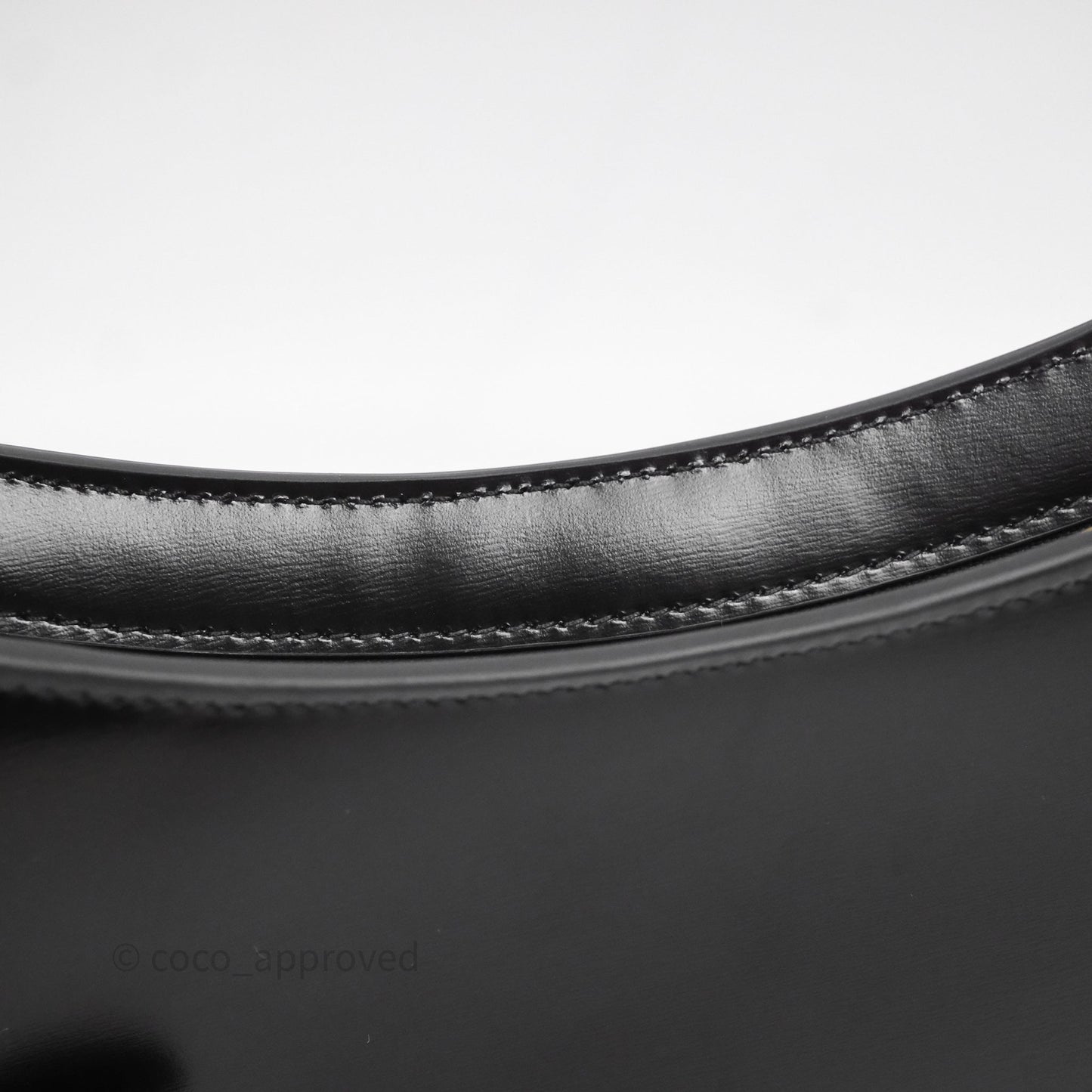 Celine Medium Tilly Bag in Shiny Calfskin Black