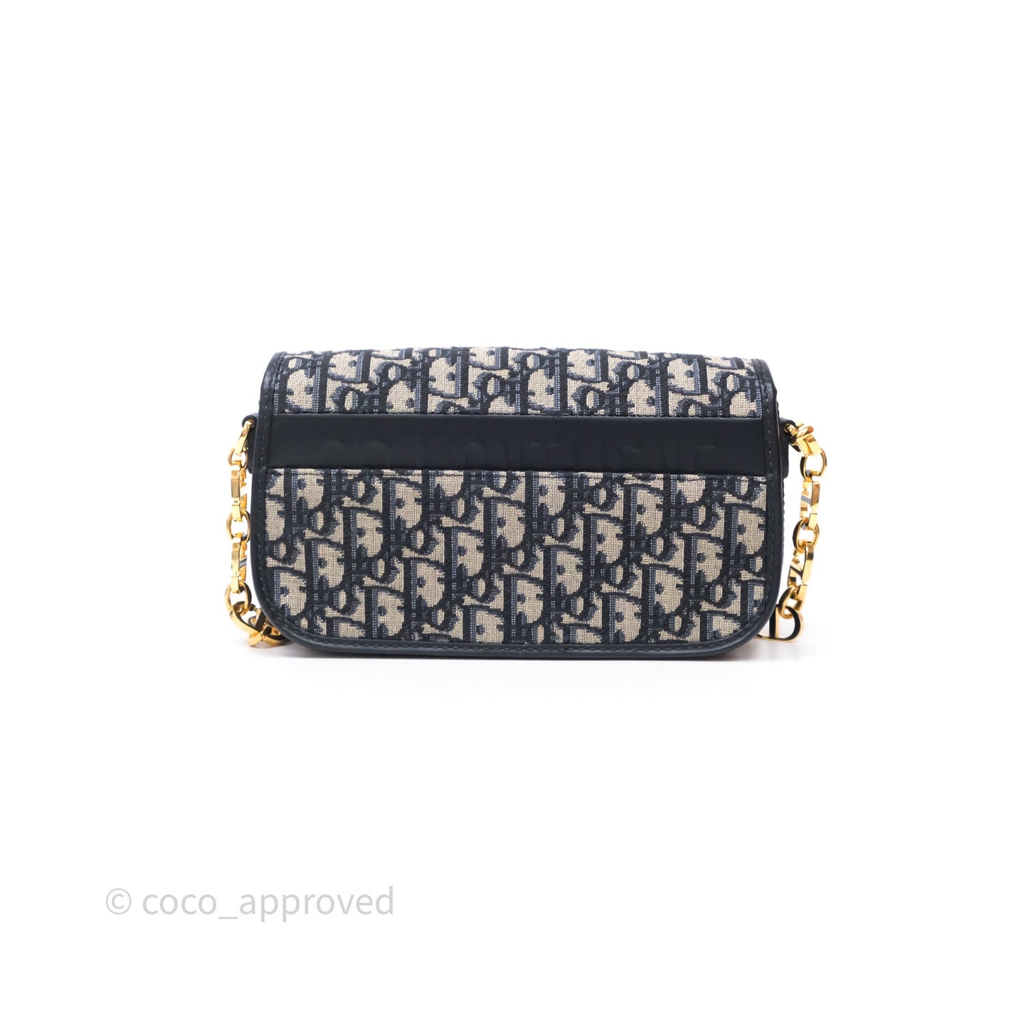 Christian Dior 30 Montaigne Avenue Bag Blue Dior Oblique Jacquard