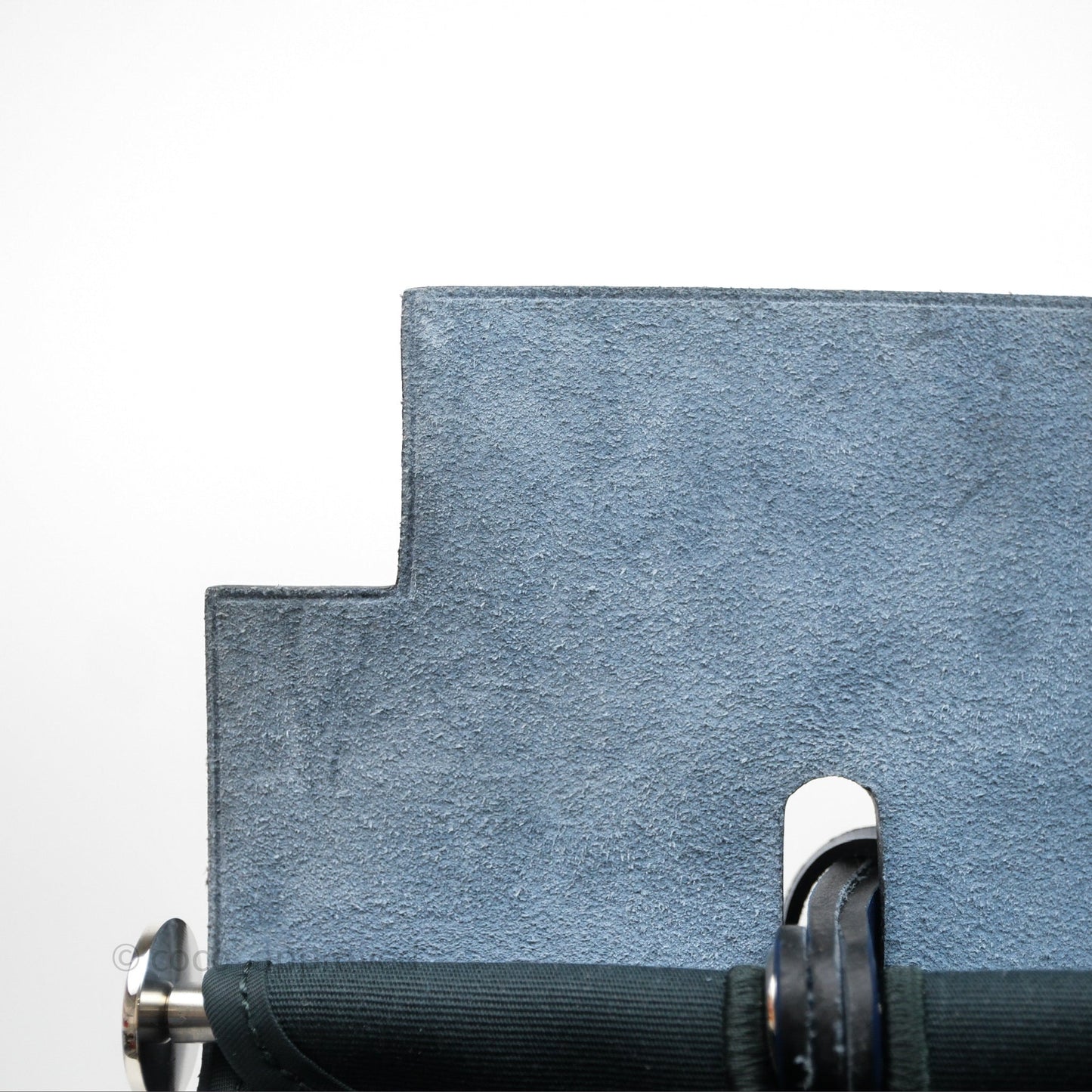 Hermes Herbag 31 Vert Cypres 6O/ Bleu Saphir 73 Palladium Hardware