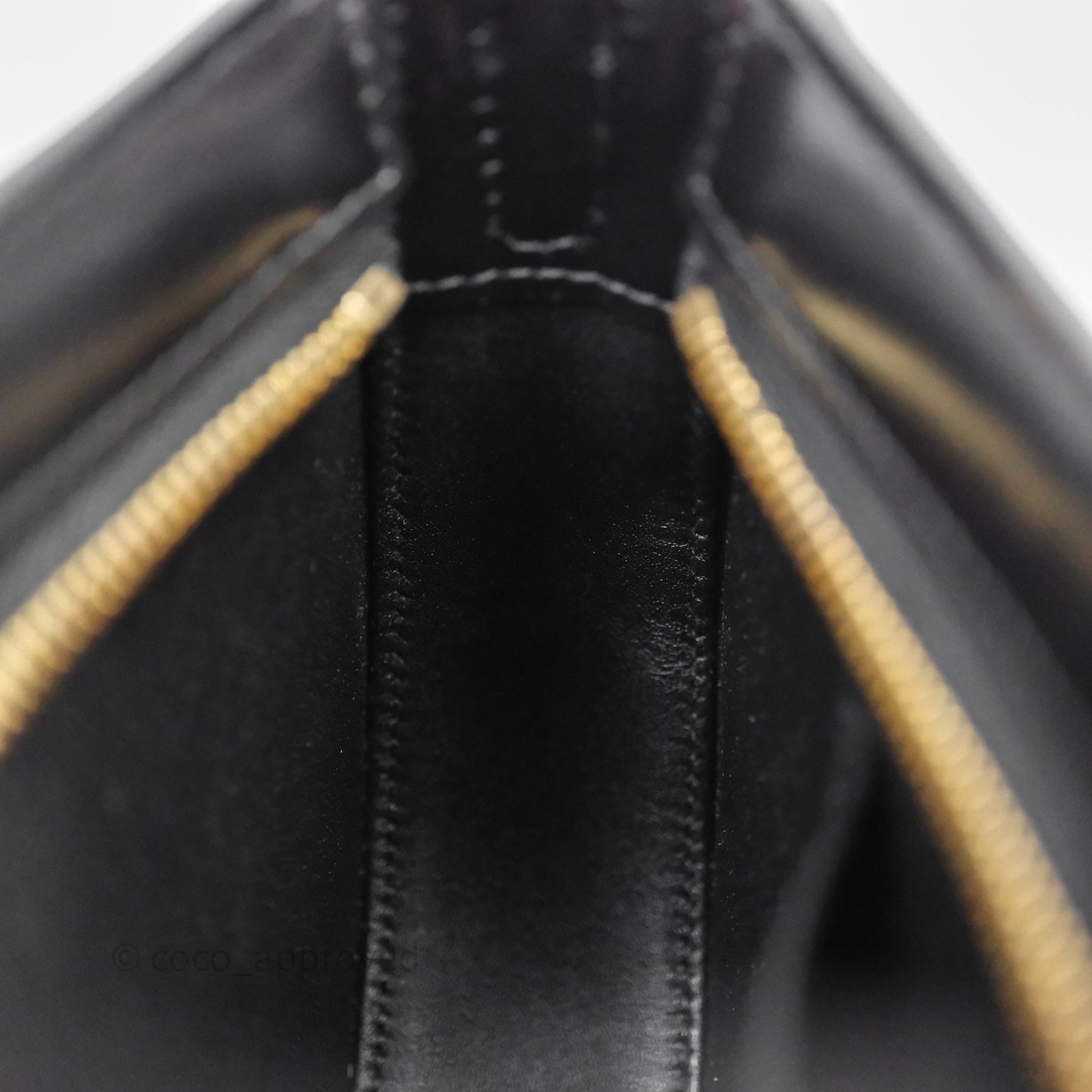 Celine Medium Tilly Bag in Shiny Calfskin Black