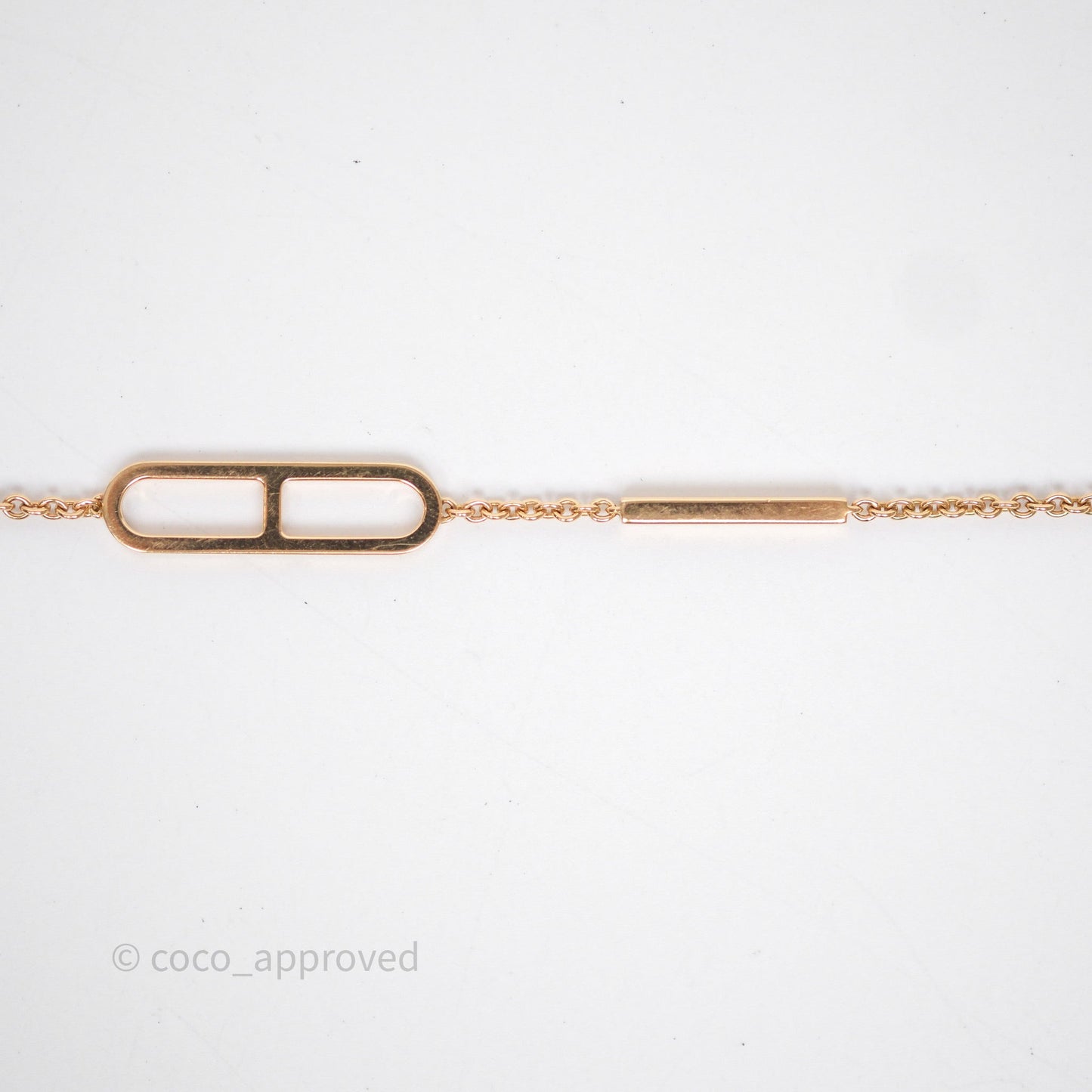 Hermès Ever Chaine d'Ancre Bracelet Diamonds Rose Gold