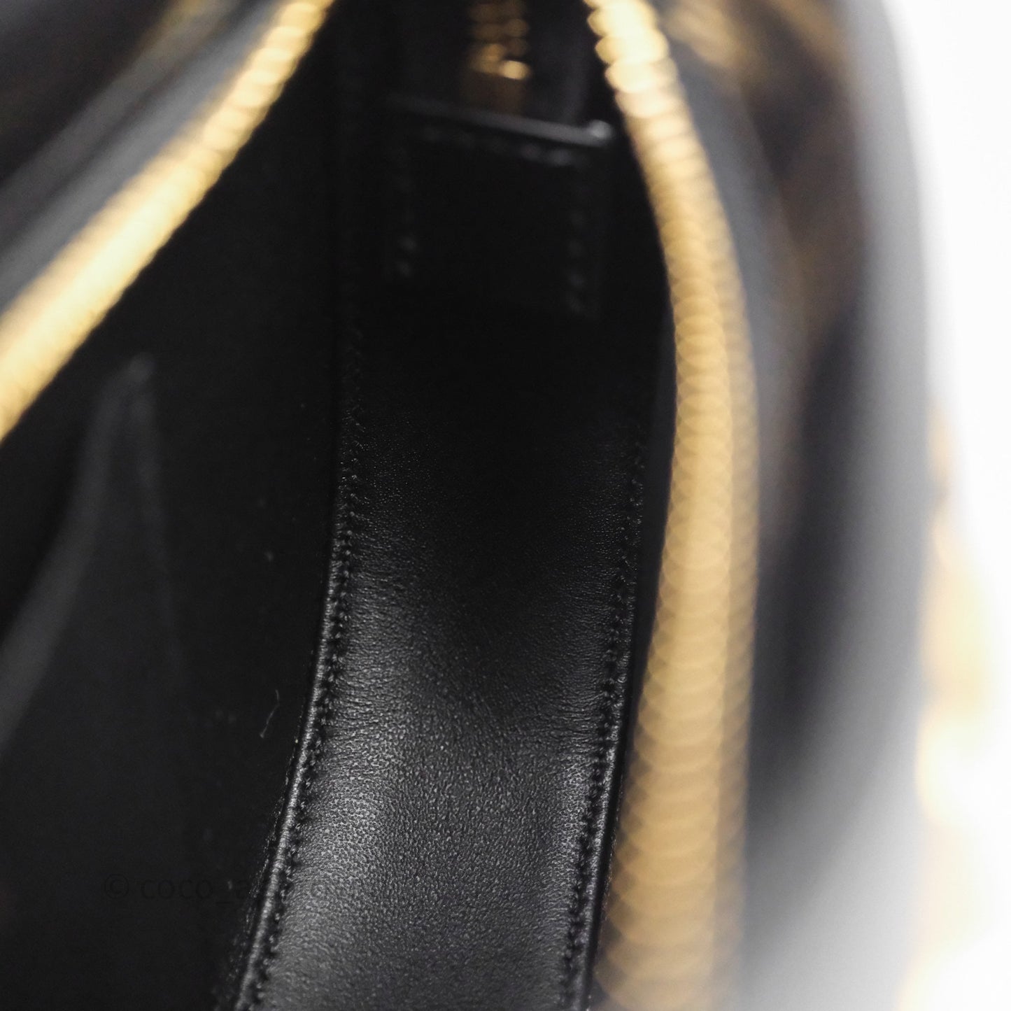 Celine Medium Tilly Bag in Shiny Calfskin Black