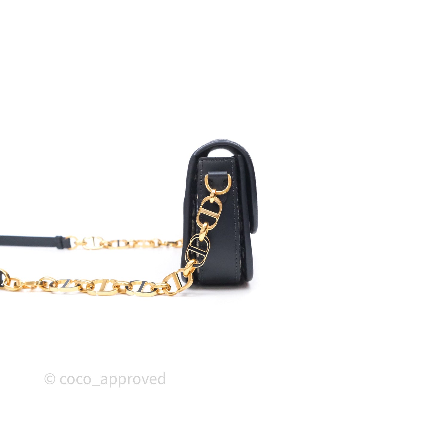 Christian Dior 30 Montaigne Avenue Bag Blue Dior Oblique Jacquard