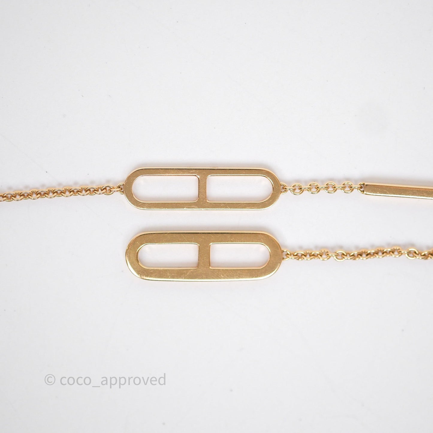 Hermès Ever Chaine d'Ancre Bracelet Diamonds Rose Gold
