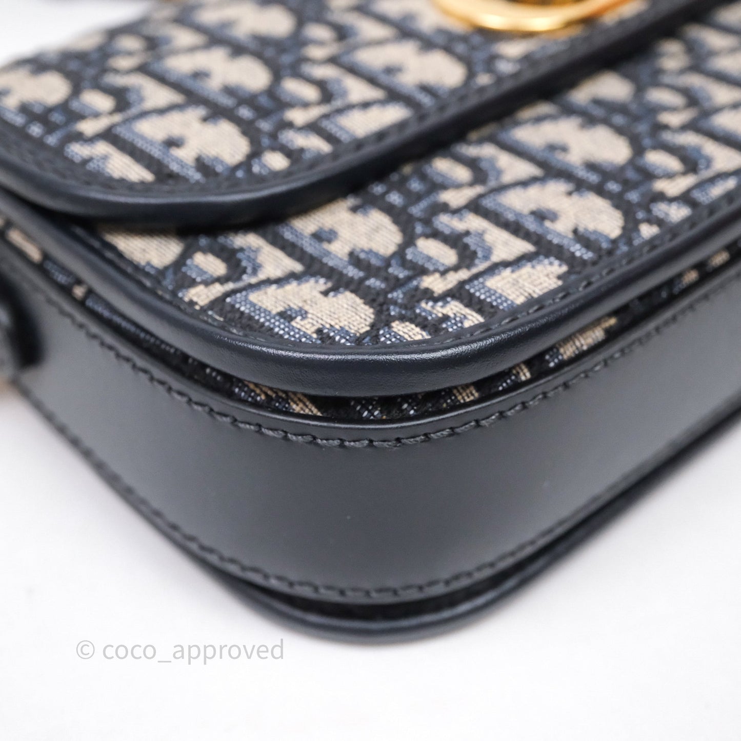 Christian Dior 30 Montaigne Avenue Bag Blue Dior Oblique Jacquard
