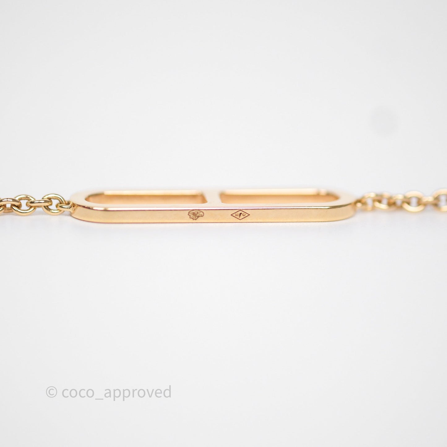 Hermès Ever Chaine d'Ancre Bracelet Diamonds Rose Gold