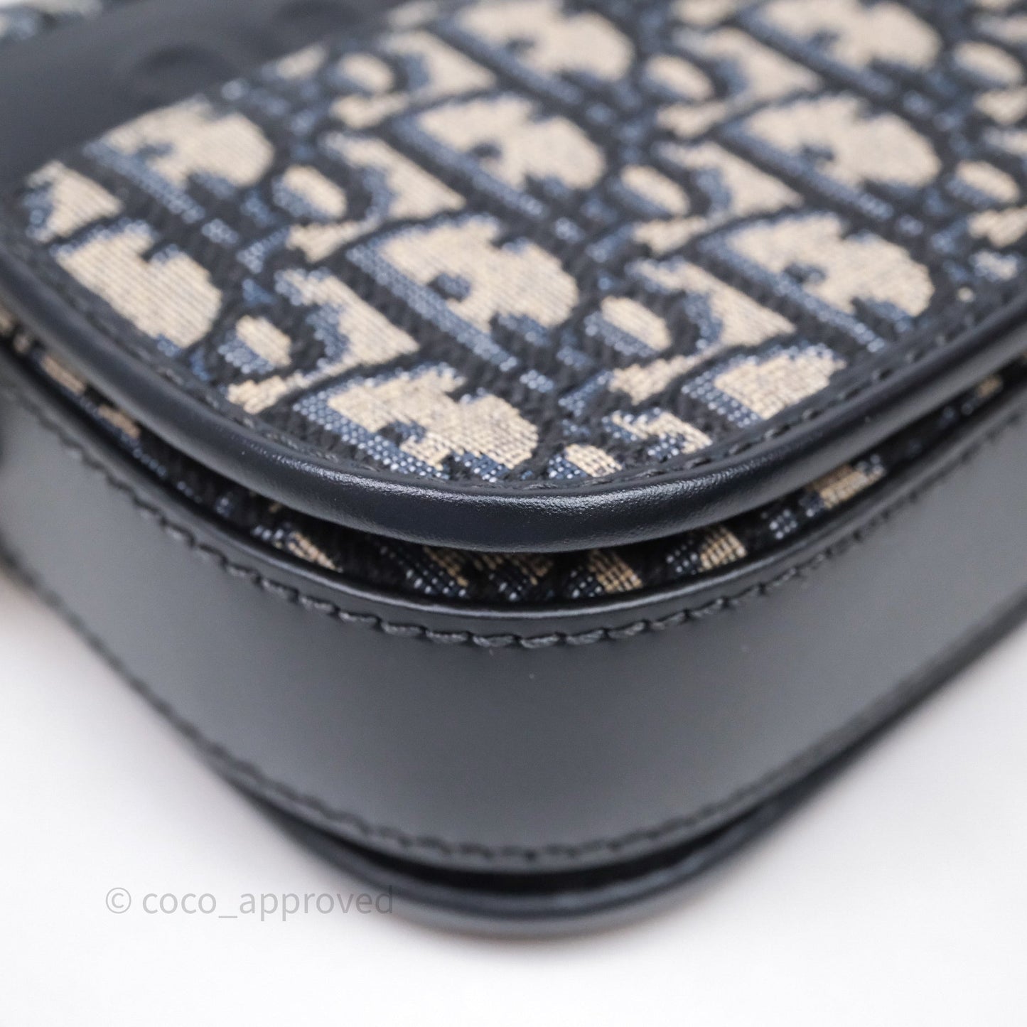 Christian Dior 30 Montaigne Avenue Bag Blue Dior Oblique Jacquard
