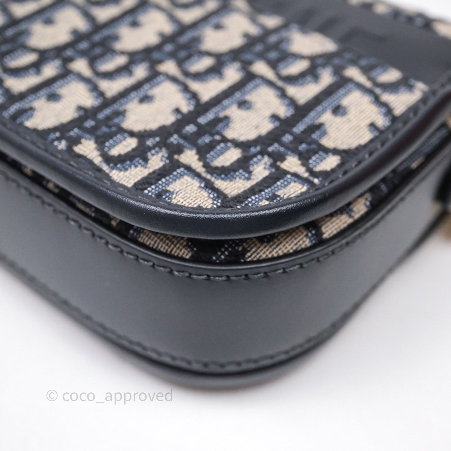 Christian Dior 30 Montaigne Avenue Bag Blue Dior Oblique Jacquard