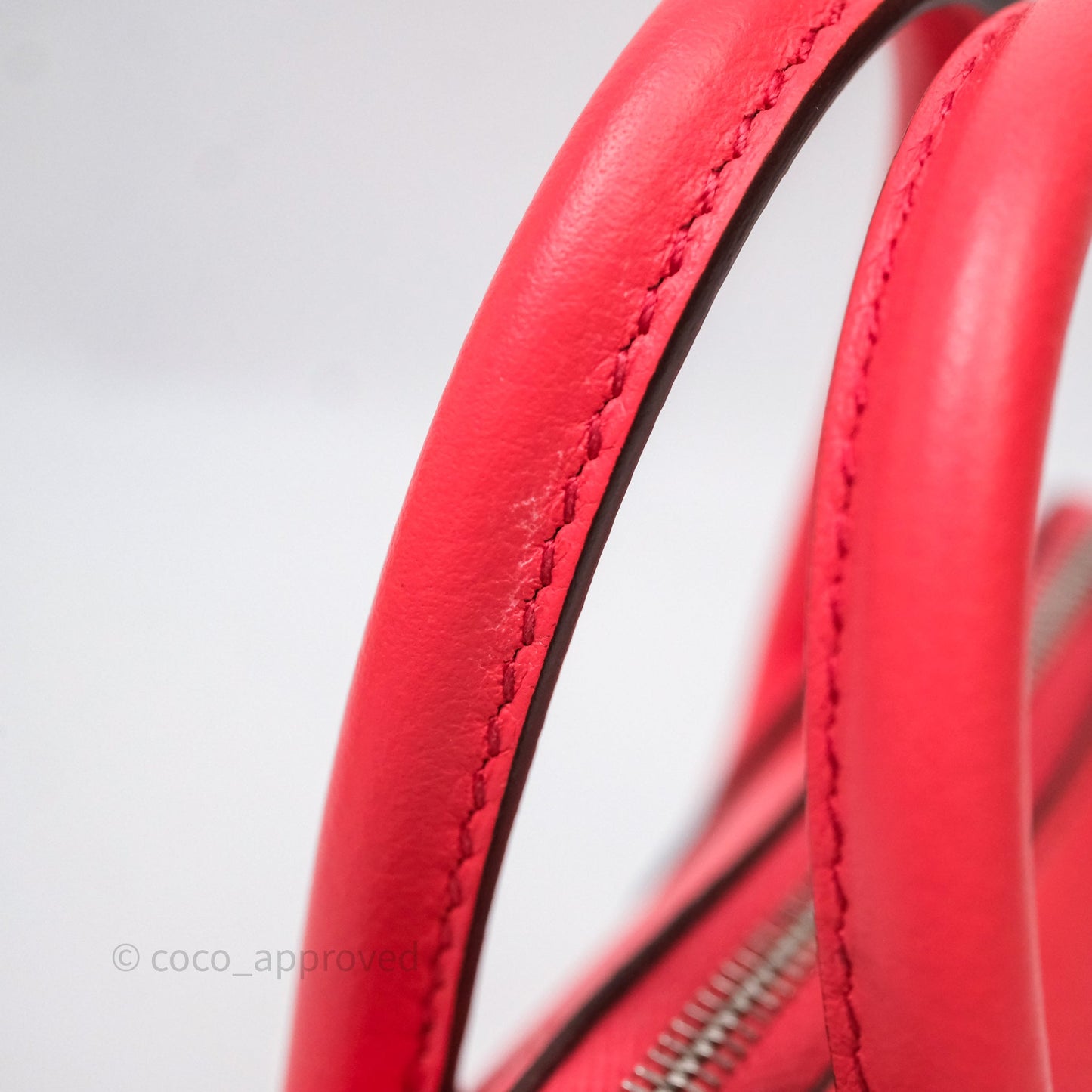 Hermès Bolide Mini 1923 Rose Texas 0E/ Cuivre 6C Evercolor Palladium Hardware