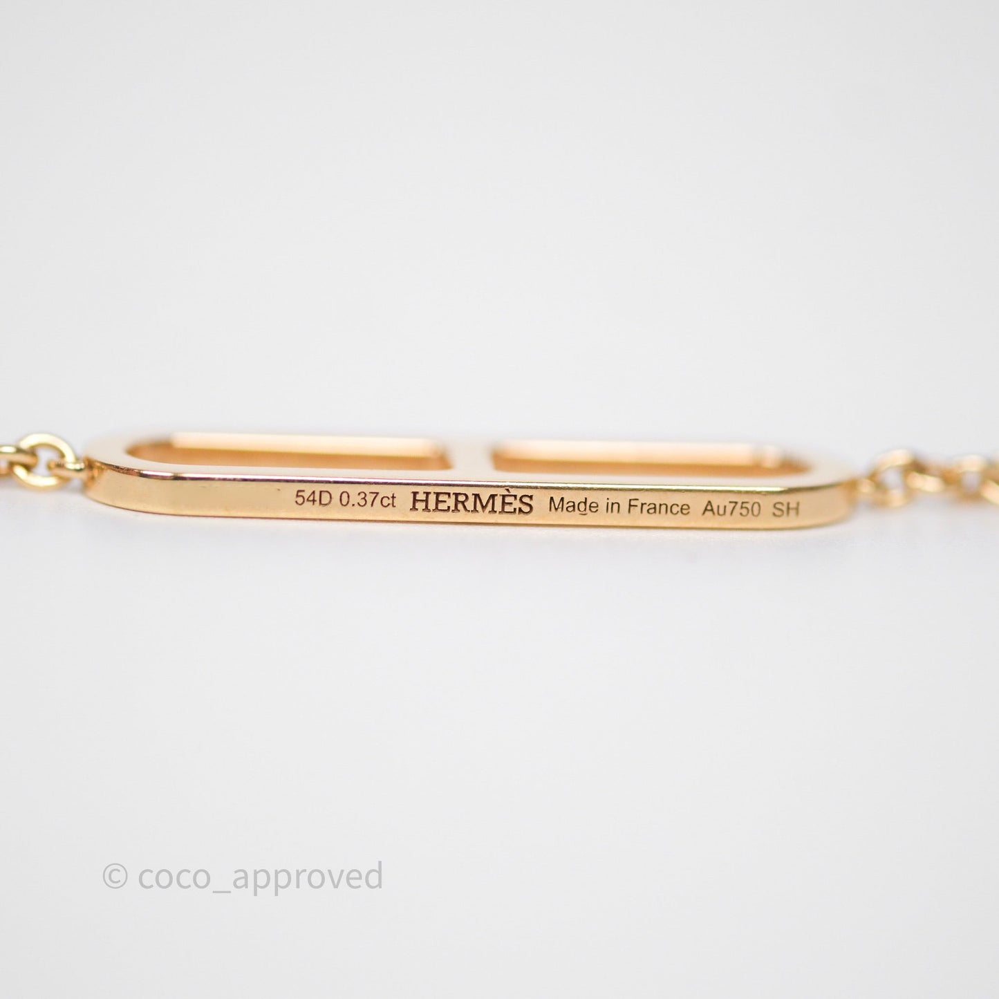 Hermès Ever Chaine d'Ancre Bracelet Diamonds Rose Gold
