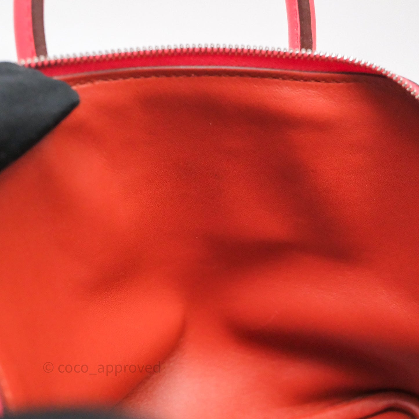 Hermès Bolide Mini 1923 Rose Texas 0E/ Cuivre 6C Evercolor Palladium Hardware