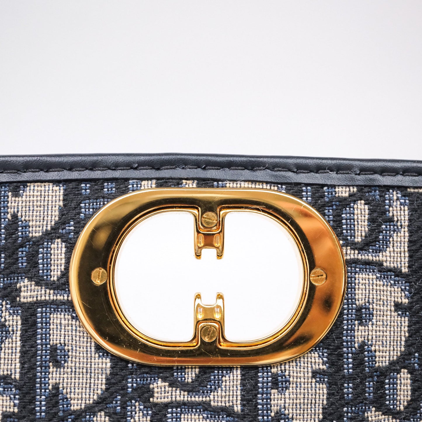 Christian Dior 30 Montaigne Avenue Bag Blue Dior Oblique Jacquard