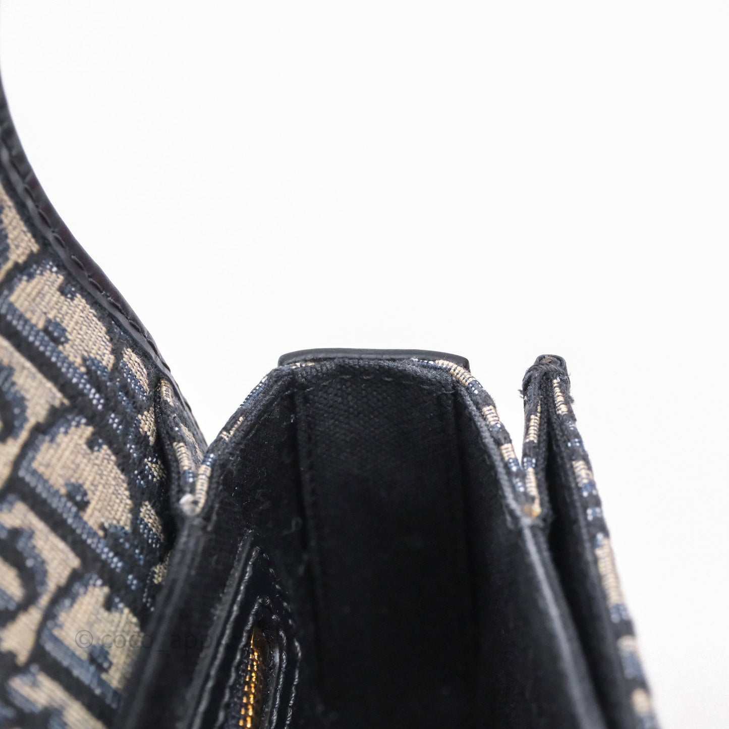 Christian Dior 30 Montaigne Avenue Bag Blue Dior Oblique Jacquard