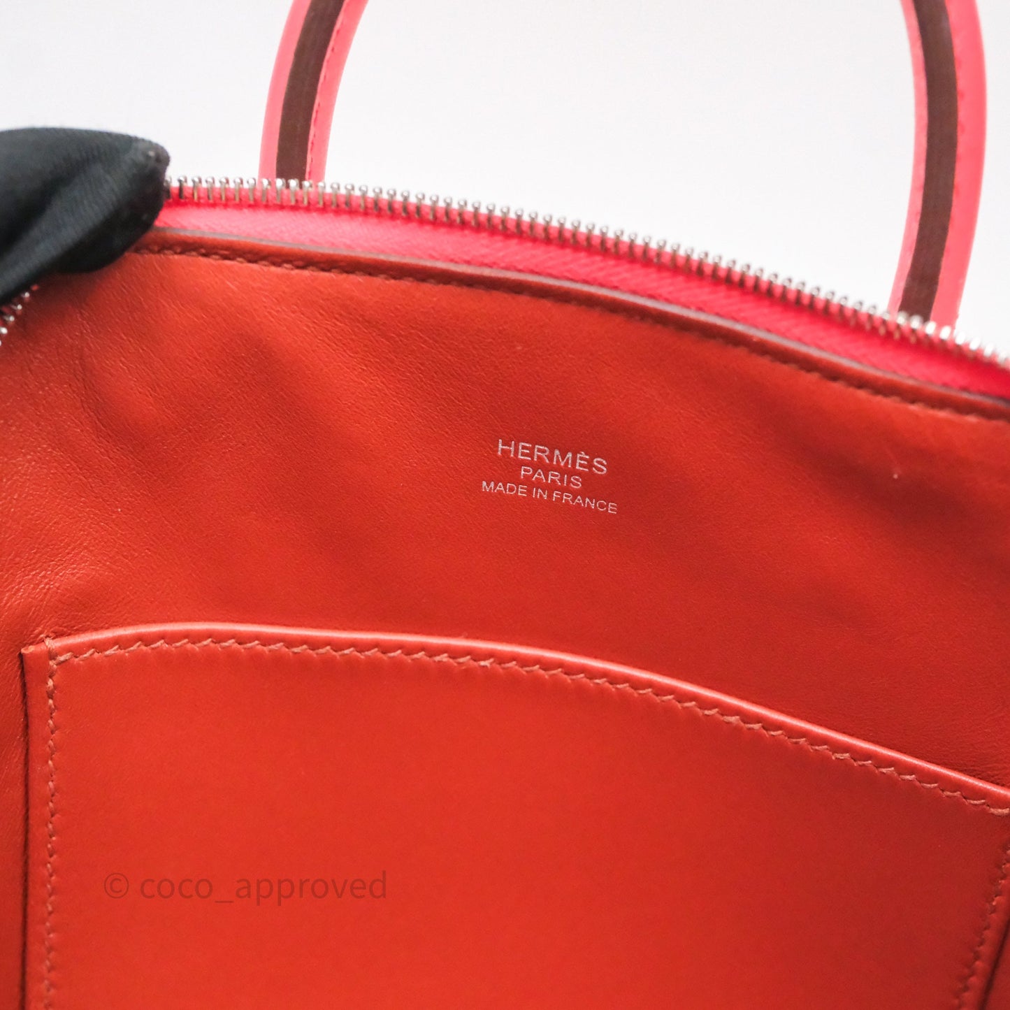Hermès Bolide Mini 1923 Rose Texas 0E/ Cuivre 6C Evercolor Palladium Hardware